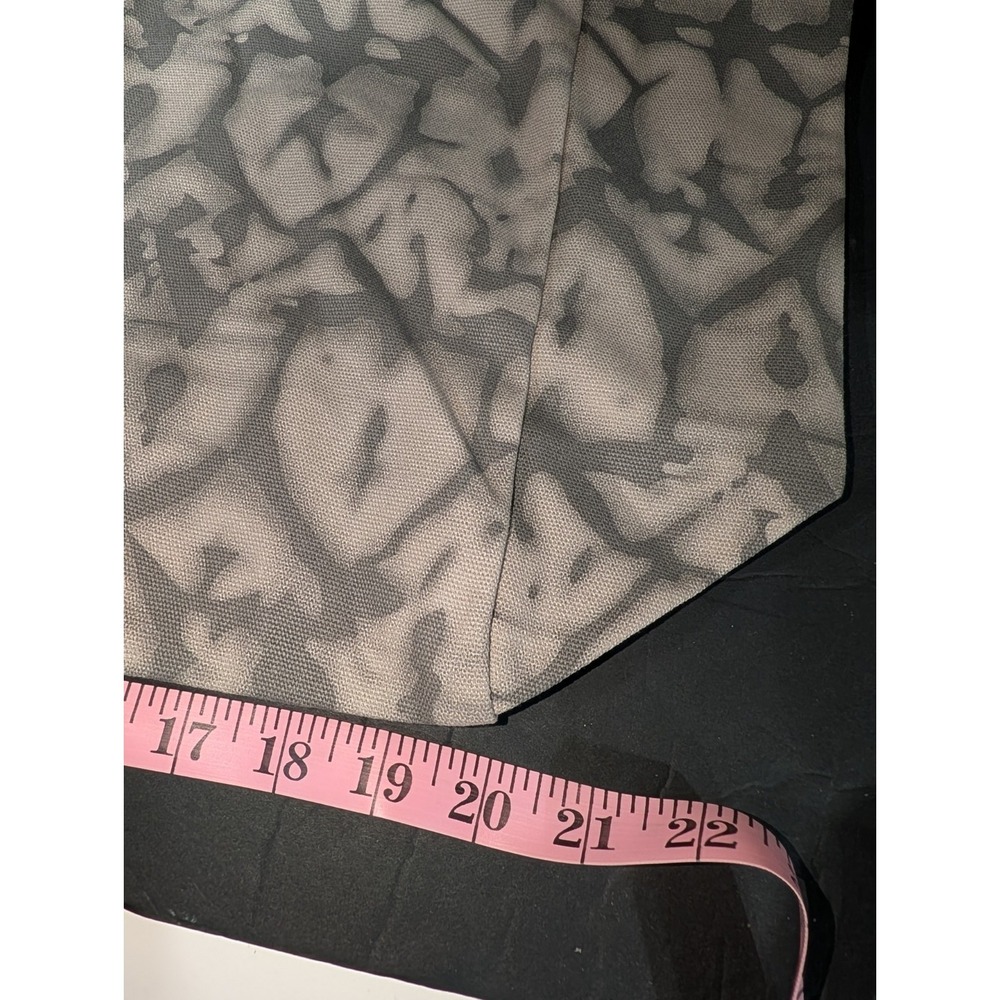NEW ALO YOGA Gray Tie Dye Large Canvas Tote Bag Gym Travel Carry-on - Picture 2 of 7